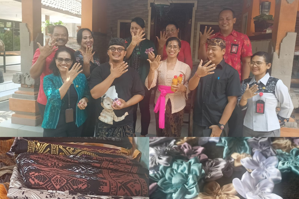 Kunjungan Umkm di Desa Sembung Bersama dengan Ibu Bupati Badung dan Bapak Camat Mengwi